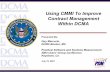 Using CMMI To Improve Contract Management Within DCMA
