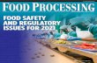 FOOD SAFETY AND REGULATORY ISSUES FOR 2021