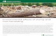 Environmental effects of stump and root harvesting