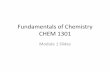 Fundamentals of Chemistry CHEM 1301