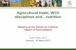Agricultural trade, WTO