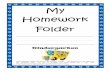0 My Homework Folder