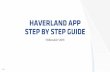 HAVERLAND APP - STEP BY STEP GUIDE