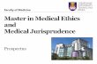 Master in Medical Ethics and Medical Jurisprudence