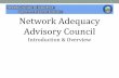 Network Adequacy Advisory Council - Nevada
