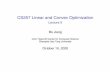 CS257 Linear and Convex Optimization - Lecture 5