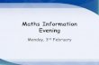 Maths Information Evening - st-johns.suffolk.sch.uk
