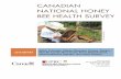 Canadian National Honey Bee Health Survey