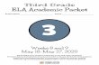 Third Grade ELA Academic Packet - Home - Shenandoah Es