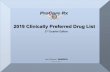 2019 Clinically Preferred Drug List