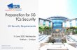 Preparation for 5G TCs Security - MTSFB