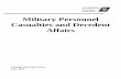 MILITARY PERSONNEL CASUALTIES AND DECEDENT AFFAIRS ...