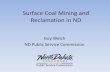 Surface Coal Mining and Reclamation in ND