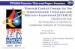 Thermal Control Design for the Subarcsecond Telescope and ...