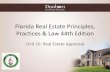 Florida Real Estate Principles, Practices & Law 39th Edition