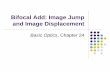 Bifocal Add: Image displacement vs jump