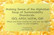 Making Sense of the Alphabet Soup of Sustainability ...