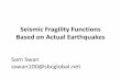 Seismic Fragility Functions Based on Actual Earthquakes