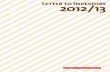 Letter to Investors 2012/13 - Barry Callebaut