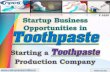 Startup Business Opportunities in Toothpaste. Starting a ...