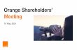 Orange Shareholders Meeting - orange.com | Orange Com