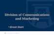 Division of Communications and Marketing