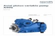 Axial piston variable pump A4VG - Bosch Rexroth