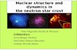 Nuclear structure and dynamics in the neutron star crust