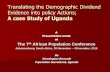 Translating the Demographic Dividend Evidence into policy ...