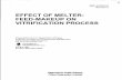 EFFECT OF MELTER FEED-MAKEUPON VITRIFICATION PROCESS