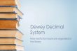 Dewey Decimal System - chester.k12.sc.us