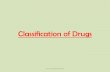 Pharmacological Classification of Drug