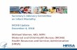 Secretary’s Advisory Committee on Infant Mortality MCHB ...