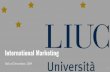 International Marketing - University Carlo Cattaneo