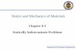 Chapter 4-3 Statically Indeterminate Problems