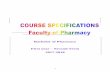 Bachelor of Pharmacy First year Second Term 2017-2018