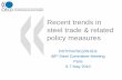 Recent trends in steel trade & related policy measures