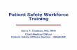 Patient Safety Workforce Training