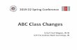 ABC Class Changes - darcy-systems.com