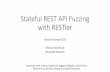 Stateful REST API Fuzzing with RESTler
