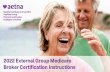 Group Certification Instructions - External
