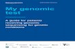 My genomic test - Melbourne Genomics