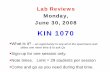 KIN 1070 - bio.fsu.edu