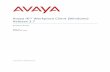 Avaya IX™ Workplace Client (Windows) Release 3