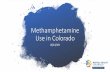 Methamphetamine Use in Colorado
