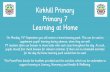 Kirkhill Primary Primary 7 Learning at Home