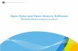 Open Data and Open Source Software