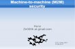 Machine-to-machine (M2M) security