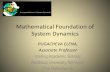 Mathematical Foundation of System Dynamics