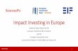Impact Investing in Europe - EIB Institute